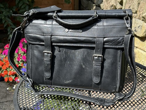 Samsonite black soft leather - soft,