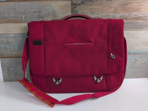 Samsonite red briefcase laptop - samsonite,