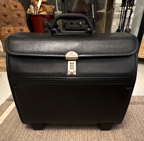Samsonite black leather - samsonite,