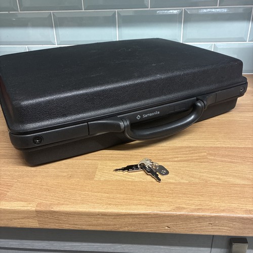 Vintage black samsonite hard - vintage,
