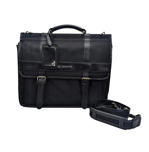 Samsonite black leather - samsonite,